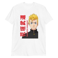 Tokyo Revengers Takemichi Manga Anime  T-Shirt, Cartoon Hentai Kanji Comic