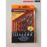 MATA Wood drill bit d max power 8 pcs 2662B 3 mm 4 mm 5 mm 6 mm 7 mm 8 mm 9 mm 10 mm aluminum drill 