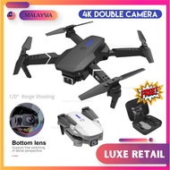 Dual Camera E88 Eequipped drone with WIFI FPV, wide angle  height keep RC folding drone/drone camera