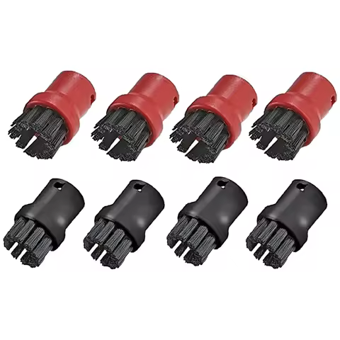 8 Pack Of Hand Tool Nozzle Bristle Brushes For Karcher SC1 SC2 SC3 SC4 SC5 SC7 Premium Steam Cleaner