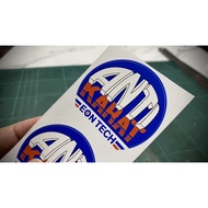 Sticker DECAL KERETA #ANTIKARAT #PROTON #EONTECH #WIRA #SAGA #WAJA #STICKERPINTU #JUARA #PUTERA #PER