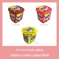 Julie’s Love Letter Wafer Roll ~ 360g ~ Chocolate / Strawberry / Lemon