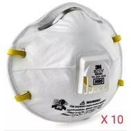 3M 8210V N95 FACE MASK WITH VALVE (10PCS/BOX) | TOPENG 3M 8210V N95 DENGAN VALVE | N95 口罩带阀门 (10片/盒)