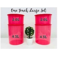 One Touch Large Set Tupperware