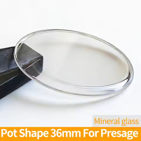 For Presage Mineral Crystal Pot Shape 36mm SRPB41J1 SRPJ13J1 SARY123 SARY137 SSA343J1 Watch Glass Ac