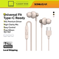 SonicGear Hyperbass Buds 1 Type C Powerful Bass Earphones and XXL Driver With Microphone