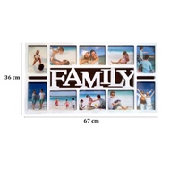 Aesthetic Family photo Frame Size 3R 4R Family photo Frame 10 Slots Family photo Album photo Frame