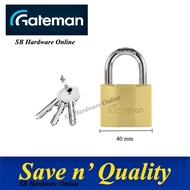 [ANTI-RUST] GATEMAN GM-40 40MM BRASS PADLOCK