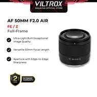 VILTROX AF 50mm F2.0 Air FE/Z Full-Frame Lens for SONY E-Mount NIKON Z-Mount Cameras