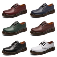 D-mmartens plus size 35-47 men and women genuine cow leather Martin Boots anti-slip 6 colors XPKQ