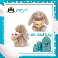Jellycat Cake Britaday Bunny 100%Original Jellycat Official Jellycat Official Doll