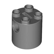 COOLPON|This Is LEGO Lego's Parts Round 2x2x2 Robot Bottom Shaft Bracket 30361c 4161673 Dark Gray