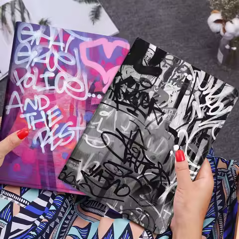 Black White Graffiti Art Gift Tablet Case For Lenovo Xiaoxin Legion Pad Tab Pro GT Y700 Gen4 2 11 P1