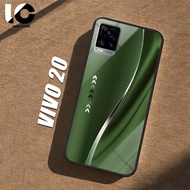 HP Casing VIVO V20 Softcase VIVO V2025 V2024 Glossy Case Shiny Glass Casing Protective Mobile Phone 