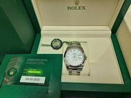 （全新）ROLEX勞力士126300白羅馬日誌型腕錶 3235機蕊 41mm