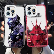 IPhone 15 14 Pro Max Plus Compatible Case For Arkham Knight And Aegis Gundam Soft Casing Shockproof Transparent Angel Eyes Cover