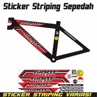 Bike STRIPING STICKER GIANT VARIATION SIMPLE MOTORCYCLE STRIPING MOTIF