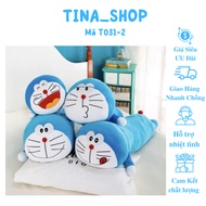 Doraemon teddy bear lying on high quality Korean velvet cover, soft and smooth, 4-way stretch 80cm -