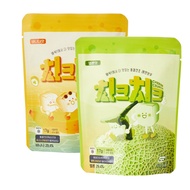 Rainbow Cheese Crunch {Banana,melon}