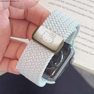 Suitable for App le Apple Watch Strap S10 Magnetic Nylon Braided Loop Elastic s11 Unisex Hello Kitty