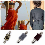 MARIER Fit Dress Cinch Clips Wine Red Color Dress Clips Back Cinch Multifunctional Clip Shirt Clips 