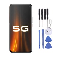 หน้าจอ LCD AMOLED ดั้งเดิมสำหรับ Vivo IQOO 3 5G V1955A I1927 I1928พร้อม Digitizer ประกอบเต็มตัวเครื่
