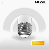 E14 to E27 Electrical Adapter FittingMeval - White WUO-C12