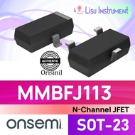 MMBFJ113 N-Channel JFET 6S 2mA@15V J113 SOT-23 onsemi