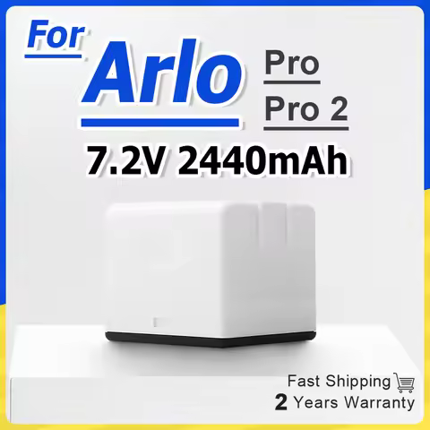 2440mAh Rechargeable Battery 7.2V Lithium Battery Pack For Arlo PRO / PRO 2 NETGEAR A-1 Camera Batte