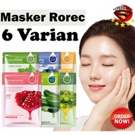 ROREC NATURAL SKIN CARE MASK / Masker Rorec / ROREC / HCHANA SHEET MASK