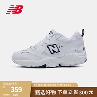 NEW BALANCE NB官方女鞋608系列简约百搭时尚潮流舒适休闲小白鞋老爹鞋运动鞋 白色 WX608WT 38(脚长24.5cm)