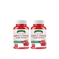 Natural Slimming Fitgum Apple Cider Vinegar Gummies 100% Original with Collagen Vitamins 60 Gummies 