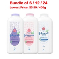 【Value Pack】 Johnson's Baby Powder Johnson Cornstarch Baby Powder 400g