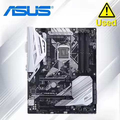 Asus Z370-A Motherbaord DDR4 64GB Desktop M.2 PCI-E 3.0 Overlocking i7 i5 i3 Socket HDMI-Compatible 