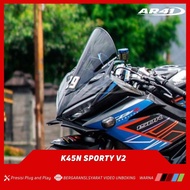 Windshield CBR150R K45N 2019 latest model FULL JENONG high. Cbr 150R K45N 2019 SPORTY V2 AR41 Visor