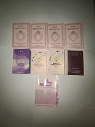 Charlotte Tilbury  Love Frequency   Perfect Marc Jacob's   Amo Ferragamo   Eternity for women   The 