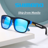 SHIMANO Polarized Sunglasses Cycling Shades for Men UV400 Sunglasses Shades for Bike Hiking Fishing Sun Glasses