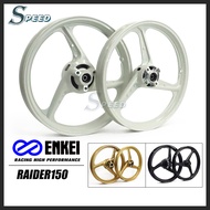 Enkei 3 Spokes Mags For Suzuki Raider150 Front Disc 4holes Rear Disc 3holes 1.6*1.85*17