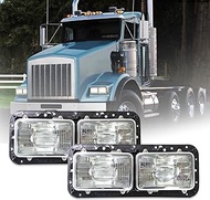 Headlights for Kenworth T600 Peterbilt 379 T800 W900 C500 Headlights Assembly OE Replacement Kenwort