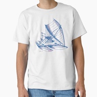 Fijian Drua (Canoe) In Lavender Classic T-Shi T-Shirt New Hot Selling Men's Clothing Featured O-neck