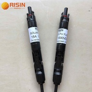 Risin TUV 1000V Solar PV Fused MC4 Connector with DC Inline Fuse 6A 8A 10A 12A 15A 20A 25A 30A