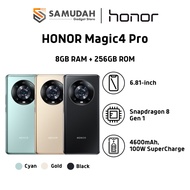 Honor Magic4 Pro 5G Black | Cyan | Gold (8GB + 256GB) Original Honor Malaysia Warranty