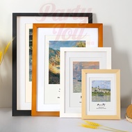 [Wooden Photo Frame] Wooden Picture Frame Digital Oil Picture Frame Calligraphy Calligraphy Picture 