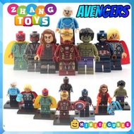 Ultron Thor Vision Quick Silver Puzzle Toy - Scarlet Witch Hulk Captain America Iron Man Minifigures Xinh 059 066