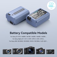 SmallRig Rechargeable USB-C Camera Battery | Fast Charging Battery | for Sony NP-FW50 NP-FZ100 | for