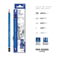STAEDTLER Mars Lumograph 100 2B 6B 8B F 3H Pencil (12pcs)