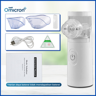 COD TaffOmicron Alat Terapi Pernapasan Inhaler Nebulizer 2 Power Supply - Alat Bantu Pernapasan Asma