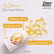 [READY STOCK] USANA鱼油 & Biomega Omega-3(56tablets)