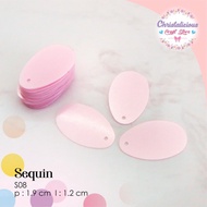 Pink oval Sequins, green oval Sequins, purple oval Sequins, ovel Sequins, Flat Sequins, Clothes Sequ