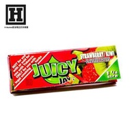 [H Market] 西班牙 Juicy Jay's 草莓奇異果 捲菸紙 1 1/4 76mm 捲煙紙 果汁 台灣